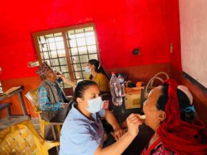 जुटपानी एकाडेमीमा निःशुल्क दन्त शिविर